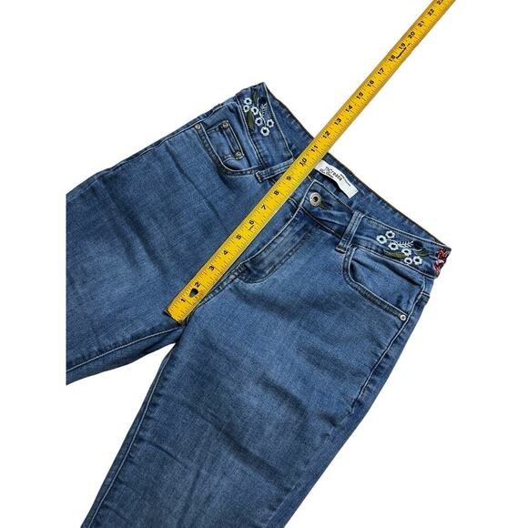 Y2K THcreasa women size 26 stretchy Bell Bottom Jeans for Women High Waisted - Picture 8 of 13